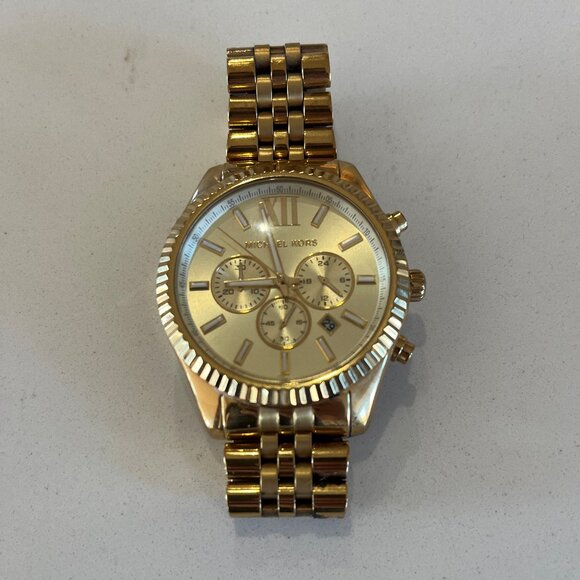 MICHAEL KORS GOLD WATCH - Picture 1 of 5